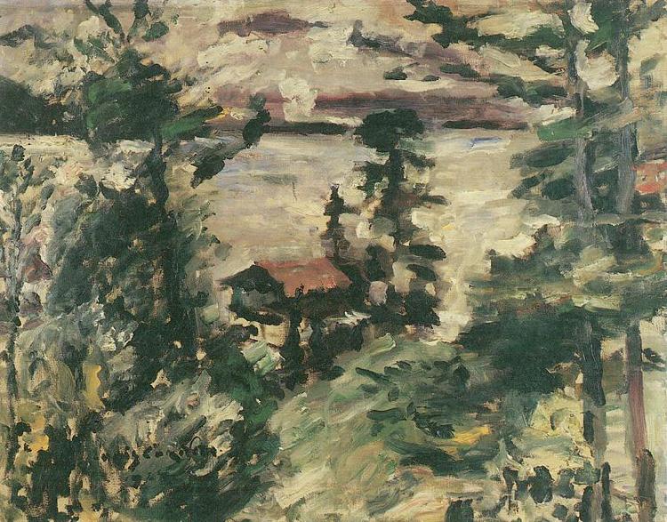 Lovis Corinth Walchensee, Morgennebel oil painting image
